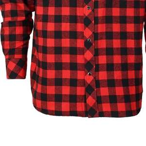 Camisa de Franela a Cuadros para Motociclistas, Corte Ajustado, 100% Algodón, Transpirable, Unisex, para Todas las Estaciones, Forro de Aramida, Ropa Protectora para Motociclistas con Acolchado - Product Image 5