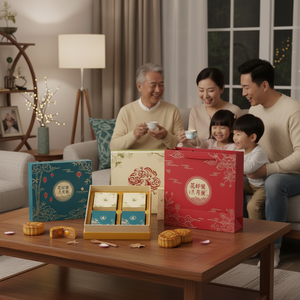 High Quality Custom Printing Personalized <b>Box</b> Mid Autumn Festival Mooncake Gift Packaging <b>Box</b> with Rigid Paper Structure - Product Image 6