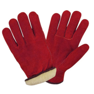 Guantes de Seguridad para Conductor de Cuero Vacuno de Primera Calidad, Certificados CE, Transpirables, Suaves, Duraderos, Resistentes al Frío, con Forro Polar - Product Image 3