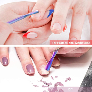 Pousse-cuticules en acier inoxydable, outil de soin des ongles, instrument de manucure professionnel, fabricant et fournisseur en gros, pousse-cuticules - Product Image 6
