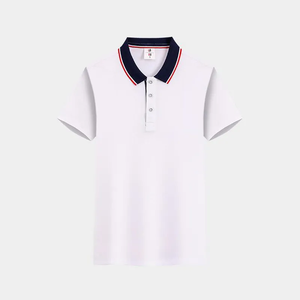 Camisa de Manga Corta para Hombre, Color Sólido, Tejido de Punto, Estilo Casual, Corte Regular, Cuello con Botones, Diseño Tejido, 100% Algodón Orgánico - Product Image 3