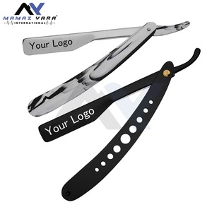 Navaja de Afeitar Clásica Personalizada de Acero Inoxidable para Hombre, Afeitadora Suave Barbero, Navaja de Afeitar Clásica para Barberos Profesionales - Product Image 1