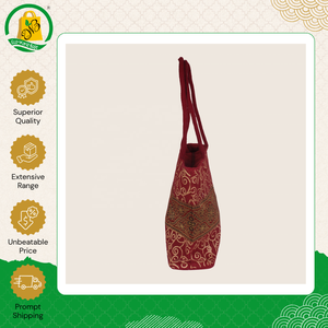 Nuevo Bolso Tote de Yute Mediano con Cierre de Cremallera, Diseño Llamativo de Estilo Lujoso, Buena Calidad, Asa de Mano Reciclada, en Venta - Product Image 4