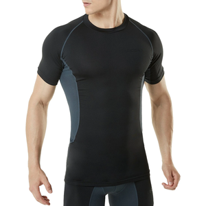 Wholesale Customized Soft Round Neck Long Sleeve <b>Compression</b> <b>Shirt</b> <b>Men's</b> Quick Drying Fitness <b>Compression</b> Fitness Plush Tights - Product Image 4