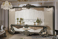 Support mural pour téléviseur de style baroque luxueux, support pour téléviseur de style français antique pour la maison, support pour téléviseur en teck classique pour la maison, décoration d'événements aux États-Unis