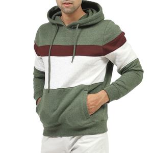 Sweat à capuche à manches longues 100% coton pour hommes coupe régulière avec design doublé pour des vêtements d'extérieur décontractés d'hiver - Product Image 1
