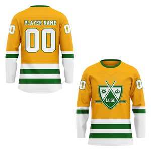 Jersey de Hockey sobre Hielo Sublimado Personalizado OEM, Uniforme de Equipo Profesional, Fabricante Mayorista - Product Image 5