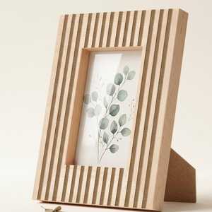 Cadre décoratif élégant en MDF avec incrustation d'os, résine et nacre, design artisanal fait main - Product Image 3