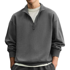 Sudadera Premium para Hombre con Cierre de Cremallera, Algodón y Felpa, Corte Regular, Casual, OEM, Proveedor Mayorista de Fábrica, Edición USA y Europa - Product Image 4