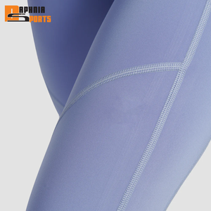 Leggings Deportivos Personalizados para Mujer, Cintura Media, Cómodos, Transpirables, de Spandex/Nailon, para Gimnasio, Yoga, Entrenamiento, Casuales, con Costuras Personalizadas - Product Image 5