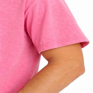 T-shirt Homme Vintage à Manches Courtes en Coton Lourd, Coupe Classique, Personnalisable avec Logo OEM, Effet Délavé à l'Acide, Impression DTG DTF, 100% Coton - Product Image 6