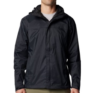 High Quality Custom <b>Rain</b> Waterproof Breathable <b>Jacket</b> with Hoodie - Product Image 1