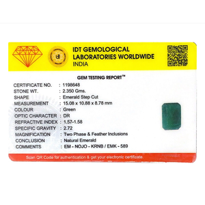 Certified Wholesale 11.75 Carat Natural Zambian Emerald Loose Gemstone Pear Cut - Product Image 4