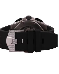 Montre de luxe HUMERA JEWELS à quartz, boîtier en alliage d'acier inoxydable, cadran carré, affichage analogique-numérique, mouvement ETA, unisexe, bracelet 26 mm, usage quotidien - Product Image 4