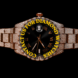 Reloj de pulsera de cuarzo para hombre, diseño personalizado, con diamantes de moissanita, estilo hip hop, esfera de cristal, números romanos, precio al por mayor - Product Image 1