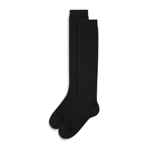Black Sheer Knee High Socks With Wide Elastic Band - Product Image 2