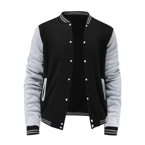 Men Fashion Casual <b>Cardigan</b> Jacket <b>with</b> <b>Long</b> Sleeves, <b>Pockets</b>, Button Up Varsity Jacket In Unique Style - Product Image 1