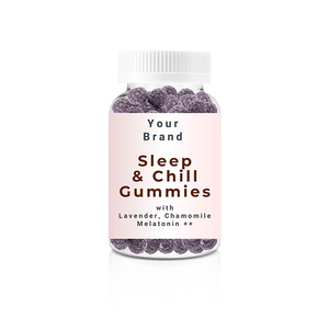 Líderes en la Suministro de Gomitas para Dormir con Lavanda, Manzanilla y Melatonina - Suplemento Herbal de la Mejor Calidad para Adultos - Product Image 1