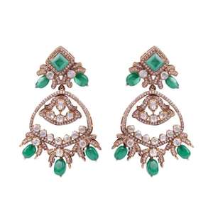 Boucles d'oreilles pendantes pour femmes, bijoux artisanaux, ensembles de boucles d'oreilles de mariée pour occasions spéciales, nouveau produit lancé, argent sterling 925 - Product Image 3