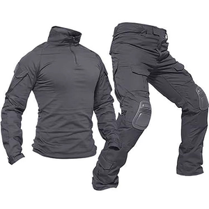 Uniformes de Camuflaje Profesionales Unisex, Duraderos, de Mezcla de Poliéster, Secado Rápido, Transpirables, Traje Táctico con Protección Contra Agujas - Product Image 5