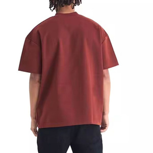 OEM Manufacture Men's t Shirt High Quality Streetwear <b>Blank</b> T Shirt 250 Gsm Heavy <b>Weight</b> Print logo T Shirt for Men's - Product Image 1