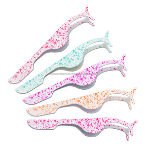 แหนบต่อขนตาปลายมน เกรด A+ สแตนเลส รับผลิตตามสั่ง พร้อมโลโก้และสีตามต้องการ ขายส่งจำนวนมาก - Product Image 2