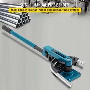 Piegatubi Manuale Professionale da 3/8'' a 1'' con 7 Matrici, Grado DIY per Metallo, Acciaio, Rame e Alluminio - Product Image 2