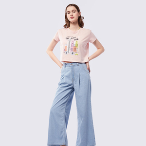 Nouvelle Collection 2025 – T-shirts Courts Femme à Séchage Rapide, Col Rond Décontracté, Manches Courtes, Couleur Unie, Respirants - Product Image 3