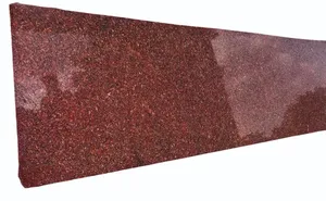 <b>Polished</b> Glossy Red Granite Tile Slab Ideal for Luxury <b>Flooring</b> Kitchen Surfaces Wall Covering and Commercial Interior Design - Product Image 3