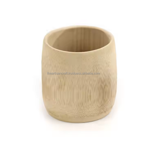 Taza de té de madera tallada a mano rústica para amantes del té tradicional y moderno 100% tazas de madera natural hechas por artesanía artesanal - Product Image 4