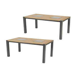 Mesa de Jardín de Madera Maciza de Teca con Patas de Metal, Resistente al Agua, Fácil de Transportar, de Alta Calidad, Precio al por Mayor, Tendencia en Indonesia - Product Image 4