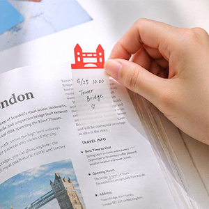 Creative Travel <b>Sticky</b> <b>Notes</b> – Transparent Bookmark <b>Sticky</b> Flags with Iconic City Landmarks for Office Organization & Gift Sets - Product Image 4