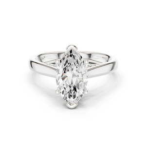 แหวนเพชรทรงมาร์คีส์ 2 กะรัต สี E คุณภาพเยี่ยม ตัดเย็บอย่างประณีต ทอง 14k 18k 9k แหวนหมั้น ดีไซน์หรูหรา แหวนเพชรเม็ดเดี่ยวทรงมาร์คีส์ ของขวัญเครื่องประดับชั้นดี - Product Image 2