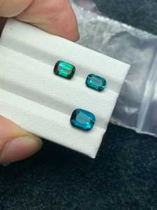 Turmalina Azul Corte Cojín, Gema Rara de Colección, Piedra Natural Facetada Suelta para Joyería, Anillo, Colgante - Product Image 6