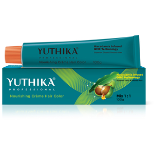 Yuthika Professionnel 100ml Crème Colorante Noire pour Cheveux Formule Permanente en Tube - Product Image 2
