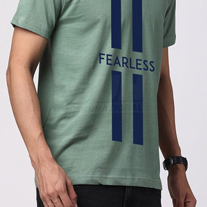 เสื้อยืดสตรีทแวร์ผู้ชาย ดีไซน์ใหม่ล่าสุด ผ้าฝ้าย 100% เป็นมิตรกับสิ่งแวดล้อม ระบายอากาศได้ดี แห้งเร็ว ทรงหลวม สกรีนโลโก้ตามสั่ง - Product Image 6