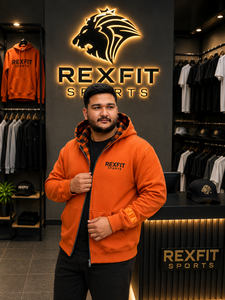 เสื้อฮู้ดซิปเต็มตัวแบบหนาพิเศษสำหรับผู้ชาย ผ้าฟลีซ สตรีทแวร์ แจ็คเก็ตมีฮู้ด ปักโลโก้ รับผลิตเสื้อผ้า OEM แบรนด์ส่วนตัว - Product Image 3