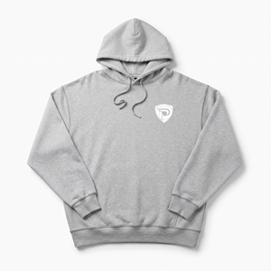 Sweat-shirt à capuche gris pour homme, coupe ample, manches raglan, couleur unie, décontracté, en polaire, pour l'automne - Product Image 1