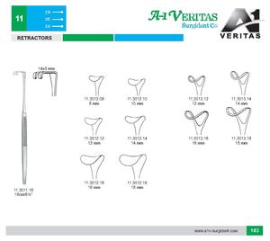 เครื่องมือผ่าตัดแบบใช้มือทำจากสแตนเลสสตีลแบบใช้ซ้ำได้ รุ่น A-1 VERITAS ผลิตตามแบบ OEM |   ผิวสัมผัสด้านแบบดัลแมท ได้รับการรับรองมาตรฐาน ISO 13485 - Product Image 4