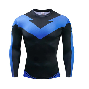 Camiseta de Natación Unisex de Manga Larga con Bloques de Color, Transpirable, de Secado Rápido, con Spandex y Nailon, Talla Adulto - Product Image 5