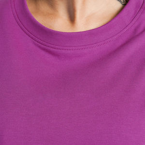 Nouveautés : T-shirts pour femmes à manches courtes, vente en gros, logo personnalisé, 100% coton, impression unie, t-shirts pour femmes - Product Image 5