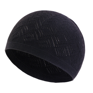 Gorro islámico Kufi para hombre, gorro de oración musulmán, Taqiyah, Takke, cómodo, para Eid y Ramadán - Product Image 1
