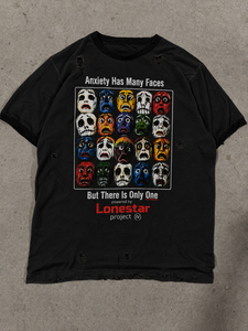 Custom Distressed Ringer T Shirt Men Regular Fit <b>Graphic</b> Print 100% Cotton 300g Fleece <b>Vintage</b> Washed Streetwear <b>Tee</b> OEM ODM - Product Image 2