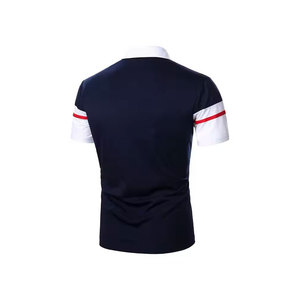 Sublimación de diseñador de manga corta de verano de alta calidad para hombre para polo con patrón sólido unificado para polo - Product Image 6