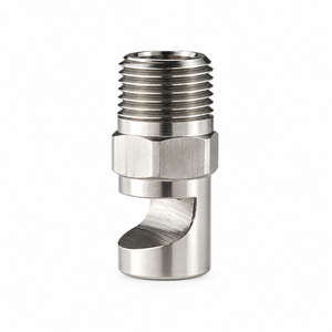 ชิ้นส่วนกลึงสเตนเลสสตีลขึ้นรูปด้วยเครื่อง CNC พร้อมเกลียวตัวผู้ ตัวเรือนหกเหลี่ยม และร่องโค้ง - Product Image 1