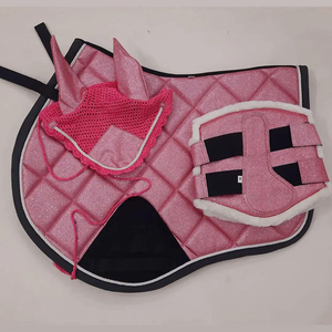 Ensemble de tapis de selle de dressage personnalisables de qualité supérieure, tissu confortable, produits d'équitation durables - Product Image 5