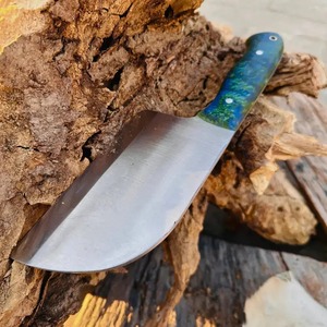 Couteau à découper artisanal écologique en acier inoxydable, lame de 6 à 7,9 pouces, épaisseur de 2,0 mm, manche en résine, ambidextre - Product Image 5