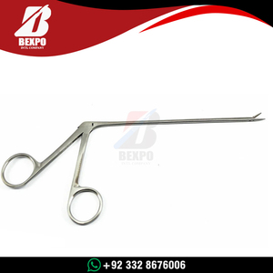 คีมจับหูขนาดเล็กสำหรับเด็ก 8.4 ซม. ด้ามจับแบบอัลลิเกเตอร์ ทำจากสแตนเลสสตีล ปลายหยัก ใช้สำหรับผ่าตัดโพลีปัส - Product Image 6