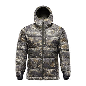 Chaqueta de Caza Impermeable con Camuflaje para Hombre, Chaqueta Acolchada con Capucha Térmica y Aislante, Parka Acolchada para Senderismo y Actividades al Aire Libre - Product Image 1