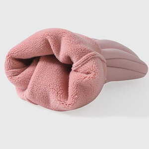 Gants de course classiques noirs imperméables unisexes pour l'hiver avec poignées antidérapantes en polyester/coton pour un usage quotidien - Product Image 6